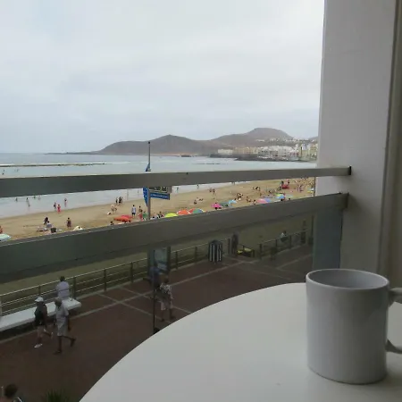 Apartamento Loft En Playa Canteras-vista Mar Con Wifi